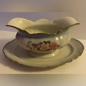 Imperial Germany Porcelain Gravy Boat